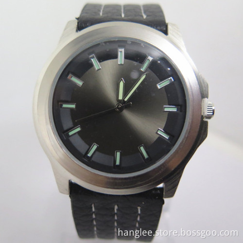 High Quality Wholesale Men's Leather Strap Wrist Watch